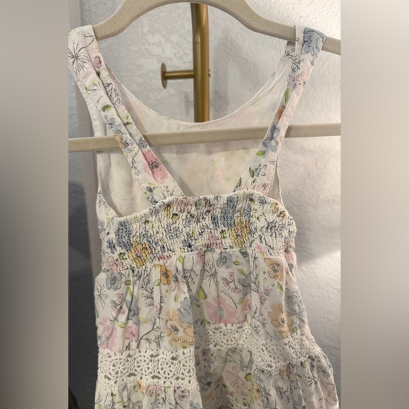 Tommy Bahama Girls Floral Tiered Dress Size 2T Crochet Lace Summer Sundress - Picture 6 of 8